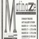 Matinaze 1990 Program