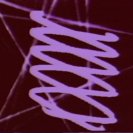 Frame from I Know Nothing with DNA-like Lissajous figure, and computer graphic in background. Bush Video 1974.