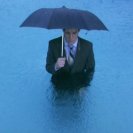 Paul Mumme, Man with Umbrella, 2005