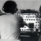 Open Processes: Steve Dunstan playing his Synthi AKS [photo: Sandy Edwards]