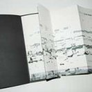 Gosia Wlodarczak, The Train Trip, artist book/CD & DVD book cover, concertina, archival inkjet print, 34 x 15 cm