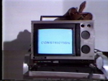 Still of title sequence from Constriction part 1.