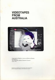The cover for the Videotapes from Australia - North American tour