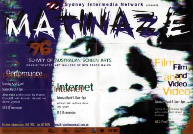 Cover of Matinaze 96 program.
